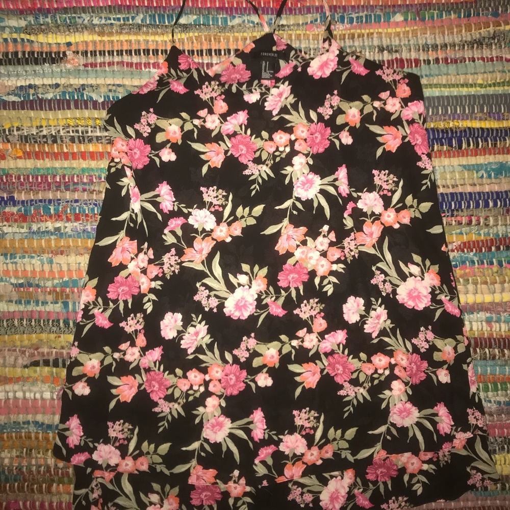 Floral Forever21 dress!
